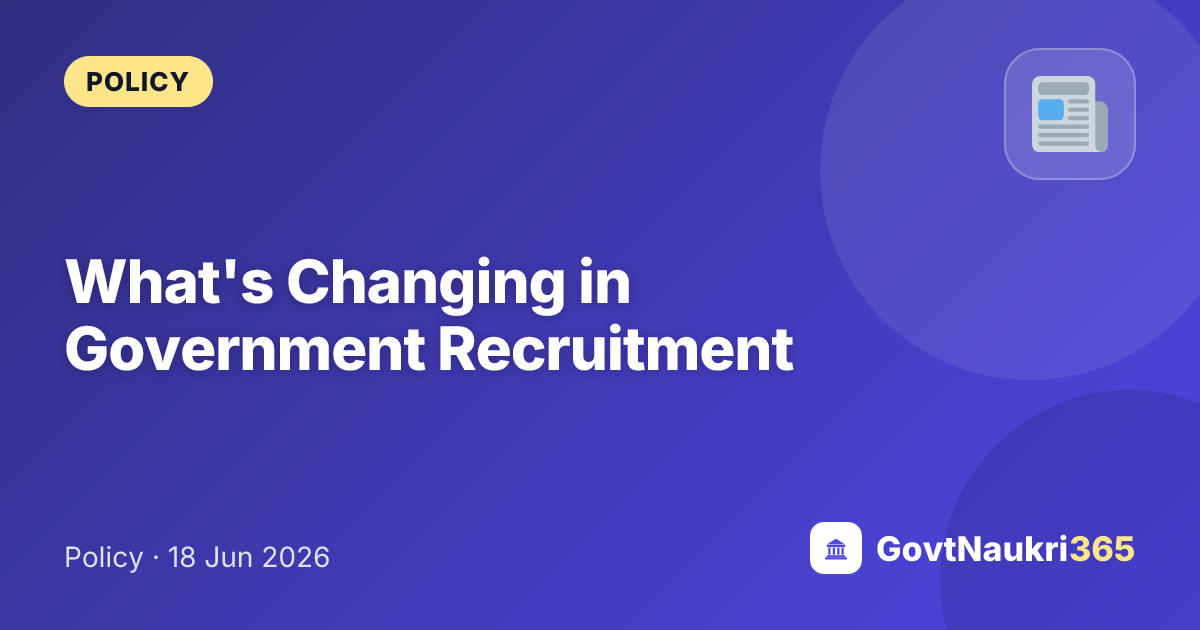 What's Changing in Government Recruitment
